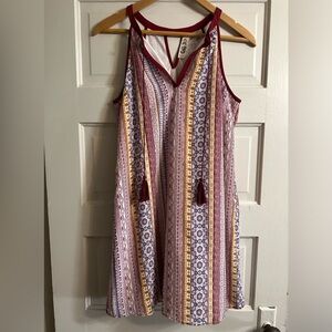 🆕 Pink Rose Gold Vert Tribal Dress